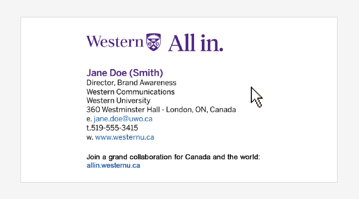 All in email signatures