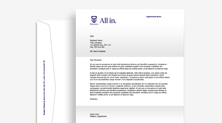 All in letterhead
