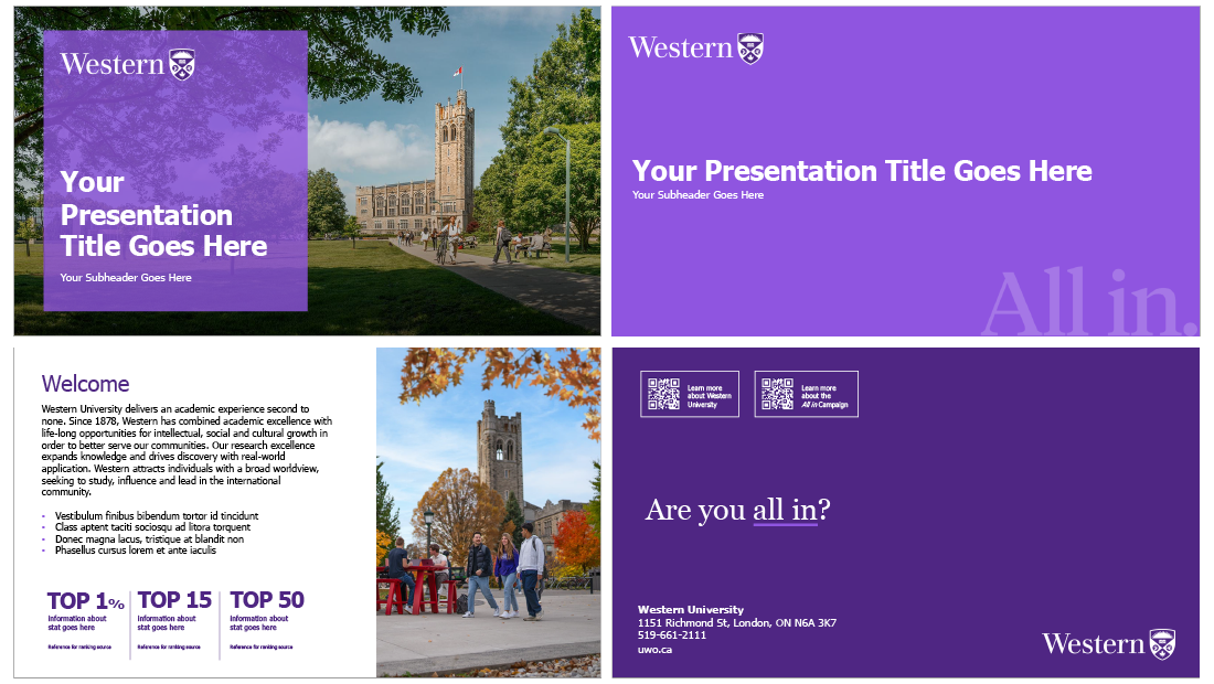 All in presentations